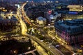 Lights and shadows in Bucharest Royalty Free Stock Photo