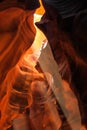 Upper Antelope Canyon - Navajo Reserve - Arizona Royalty Free Stock Photo