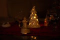 Lights and shadows of typical Christmas ornaments