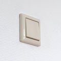 Lightswitch in a common house Royalty Free Stock Photo