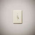 Lightswitch on Wall Off Royalty Free Stock Photo