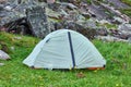 Lightweight hiking dome tent