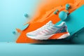 Lightweight Running shoe. Generate Ai Royalty Free Stock Photo