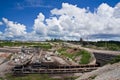 Lignite mine in north of Thailand Royalty Free Stock Photo