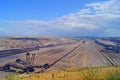 Lignite mining Royalty Free Stock Photo