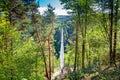 Lignon canyon himalayan bridge, France