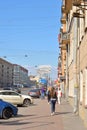 Ligovsky Avenue at sunny day.