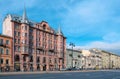 Ligovsky Prospekt, a view of the former house of furnished rooms A.I. Andreeva, built in the Modern style in 1911-1912