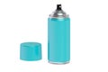 Ligt blue spray paint can