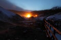 Ligths in Hell Valley Japan