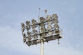 Ligting Equipment in Stadium Royalty Free Stock Photo