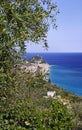 Ligurian coast of varigotti in Italy