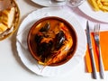 Ligurian seafood stew Cacciucco