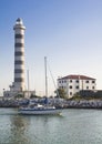 Lihgthouse in Lido di Jesolo, Italy Royalty Free Stock Photo