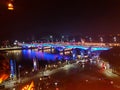 Lijiang Bridge under Night Royalty Free Stock Photo