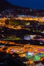 Bird eye view of local historical architecture roof building of Old Town of Lijiang in Yunnan, China Royalty Free Stock Photo