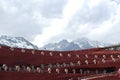 Lijiang Impression Show directed by Zhang Yimou at Jade dragon snow mountain national park