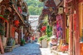 LIJIANG, CHINA - SEP 5 2014: Old Town of Lijiang(UNESCO World he Royalty Free Stock Photo