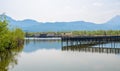 Lijiang Lashi Lake Wetlands is a national natural scenic spot near the city of Lijiang,China. Royalty Free Stock Photo