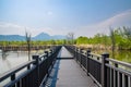 Lijiang Lashi Lake Wetlands is a national natural scenic spot near the city of Lijiang,China. Royalty Free Stock Photo