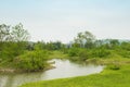 Lijiang River on both sides of the pastoral scenery