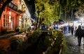 Night view of lijiang shuhe ancient town Royalty Free Stock Photo