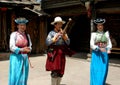 Lijiang Twp, China: Naxi Musicians Performing Royalty Free Stock Photo