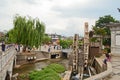 Lijiang water mill Royalty Free Stock Photo