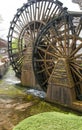 Lijiang Water Wheels Royalty Free Stock Photo