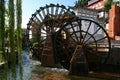 Lijiang Water Wheels Royalty Free Stock Photo