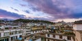 Lijiang, Yunan, China dawn cityscape Royalty Free Stock Photo