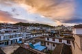 Lijiang, Yunan, China early morning cityscape Royalty Free Stock Photo