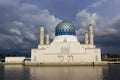 Likas Mosque with cloudy weather