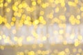 Abstract blurred colorful lights. gold bling