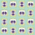 Elegant Floral Seamless pattern for printed items. Background in minimalistic style