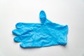 Like gesture in blue medical glove. Everything will be fine Royalty Free Stock Photo