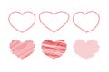 Like and Heart icon. Valentine`s day love hearts