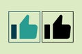Like icon. icon related to UI elements. suitable for web site, app, user interfaces,element, printable etc. solid icon style. Royalty Free Stock Photo