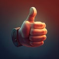 Like Icon, Vector Design stock illustration Thumbs Up Like Image