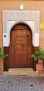 Beautiful architecture of old fortified city Medina Marrakesh