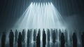 Like phantoms in the mist a choirs enigmatic performance lingers in an atmospheric haze captivating all who listen