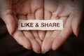 Like & share