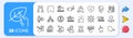 Like, Teamwork and Dont touch line icons. For web app, printing. App line icons. Vector