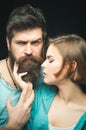 She likes his long beard. Increase your brutality with growing long beard. Women love bearded brutal and masculine guys