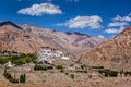 Likir Gompa Tibetan Buddhist monastery in Himalayas Royalty Free Stock Photo