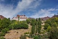 Likir gompa Tibetan Buddhist monastery in Ladakh, India Royalty Free Stock Photo