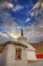 Likir monastery, Ladakh Royalty Free Stock Photo