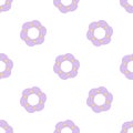Lilac abstract circle pattern seamless vector Royalty Free Stock Photo