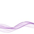 Lilac abstract wave. template. vector abstract background eps 10 Royalty Free Stock Photo
