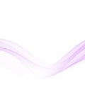 Lilac abstraction vector wave. Advertising template. Eps 10 Royalty Free Stock Photo